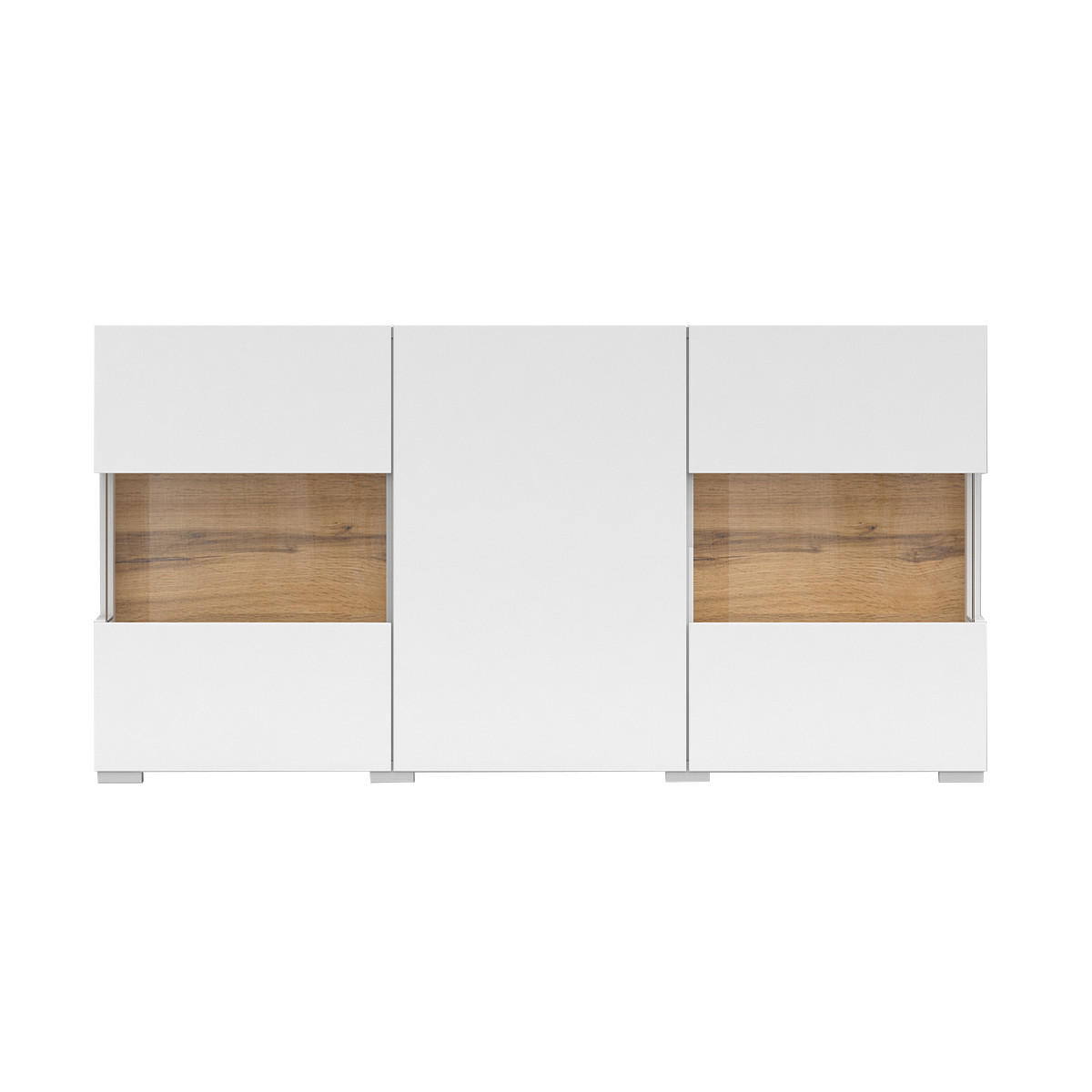 SIDEBOARD Glora Weiß - Weiß, Holzwerkstoff (120/62/35cm) - Petits-meubles