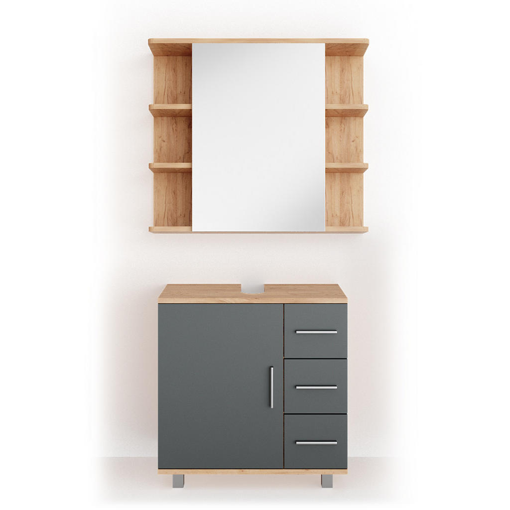 SET MOBILIER BAIE Ilias, stejar, 2 piese