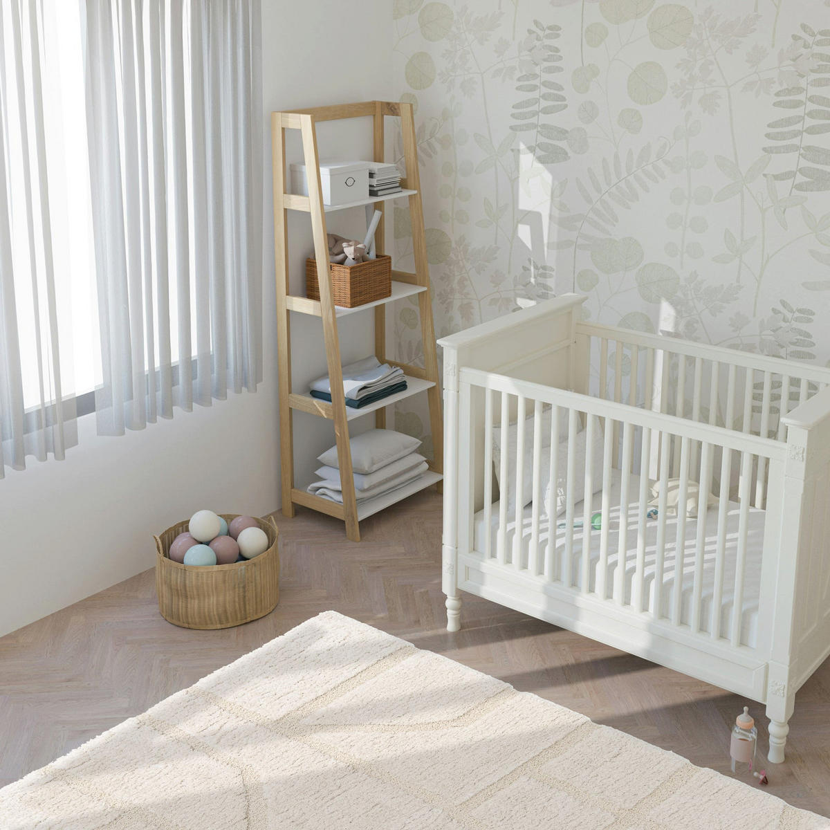 TEPPICH weich mit Relief aus recyceltem Polyester Beige - Beige, Textil (120/170cm) - AFK Living