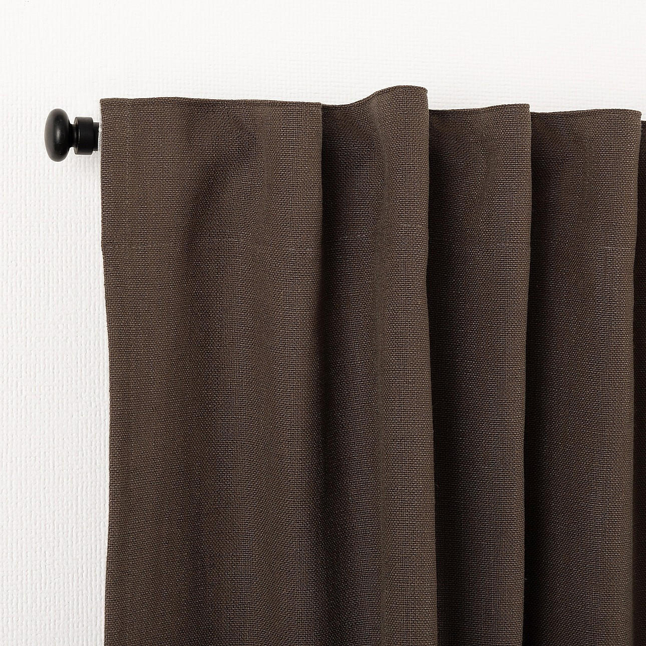 FERTIGVORHANG 140x280cm dunkelbraun - Dunkelbraun, Textil (140/280cm) - Dekoria