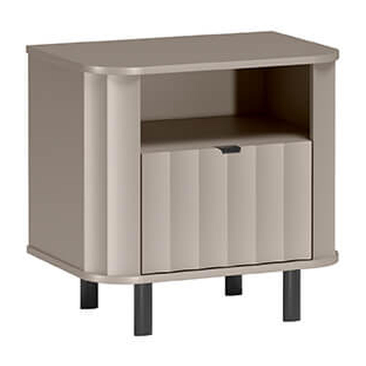 Koseto Nachttisch Greige 58.6x57x40.5 cm
