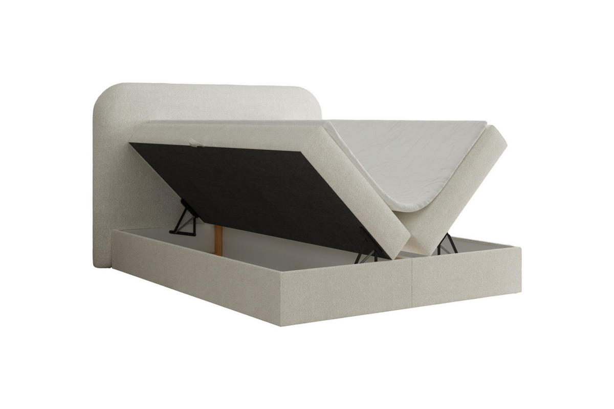 BOXBETT 140x200 - 07 Anthology 1 - Weiß - Weiß, Holzwerkstoff (140/200cm) - Möblo