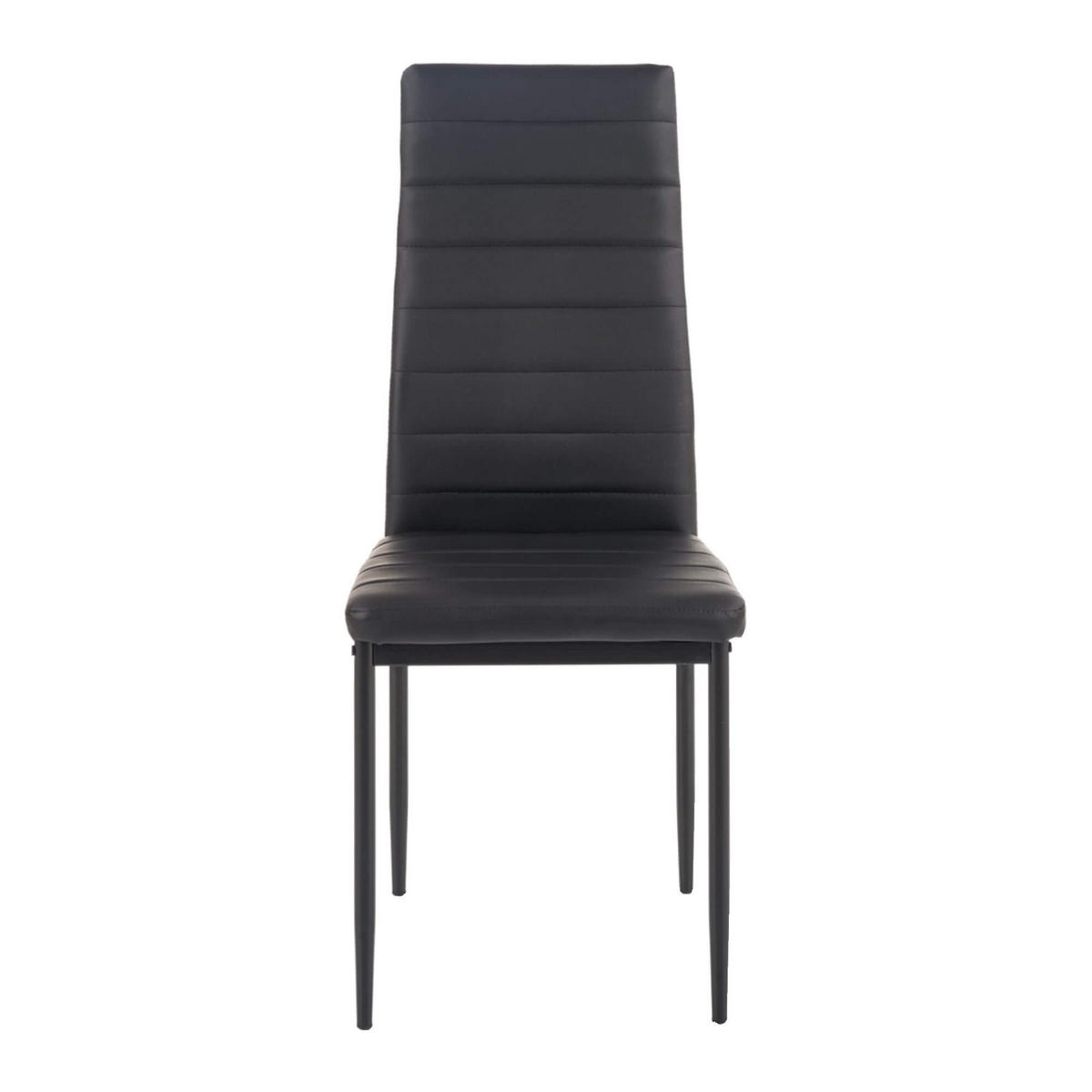 STUHL ZET K70 - Schwarz, Holzwerkstoff/Metall (40/97/49cm) - Meblini