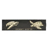 WANDBILD Turtles Holz 80/20 cm - Sandfarben/Braun, Holz (2.5/20cm) - Raumzutaten