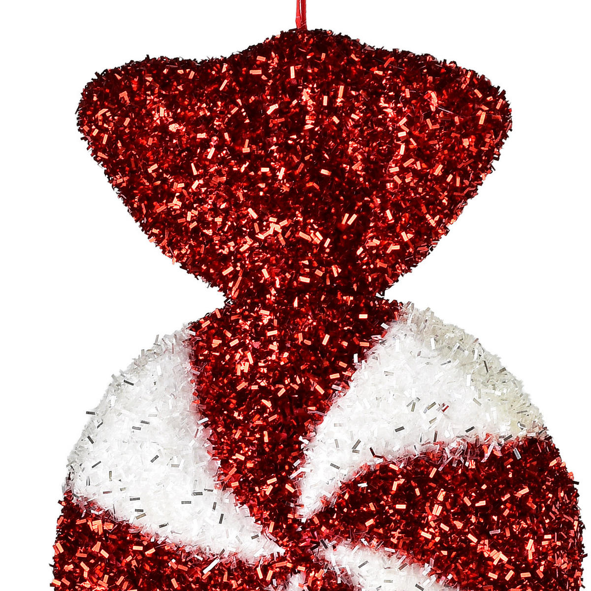 CHRISTBAUMANHÄNGER Santa Lila Rot 16x4,5x31 cm Kunststoff - Rot, Kunststoff (4.5/31/16cm) - Mondex