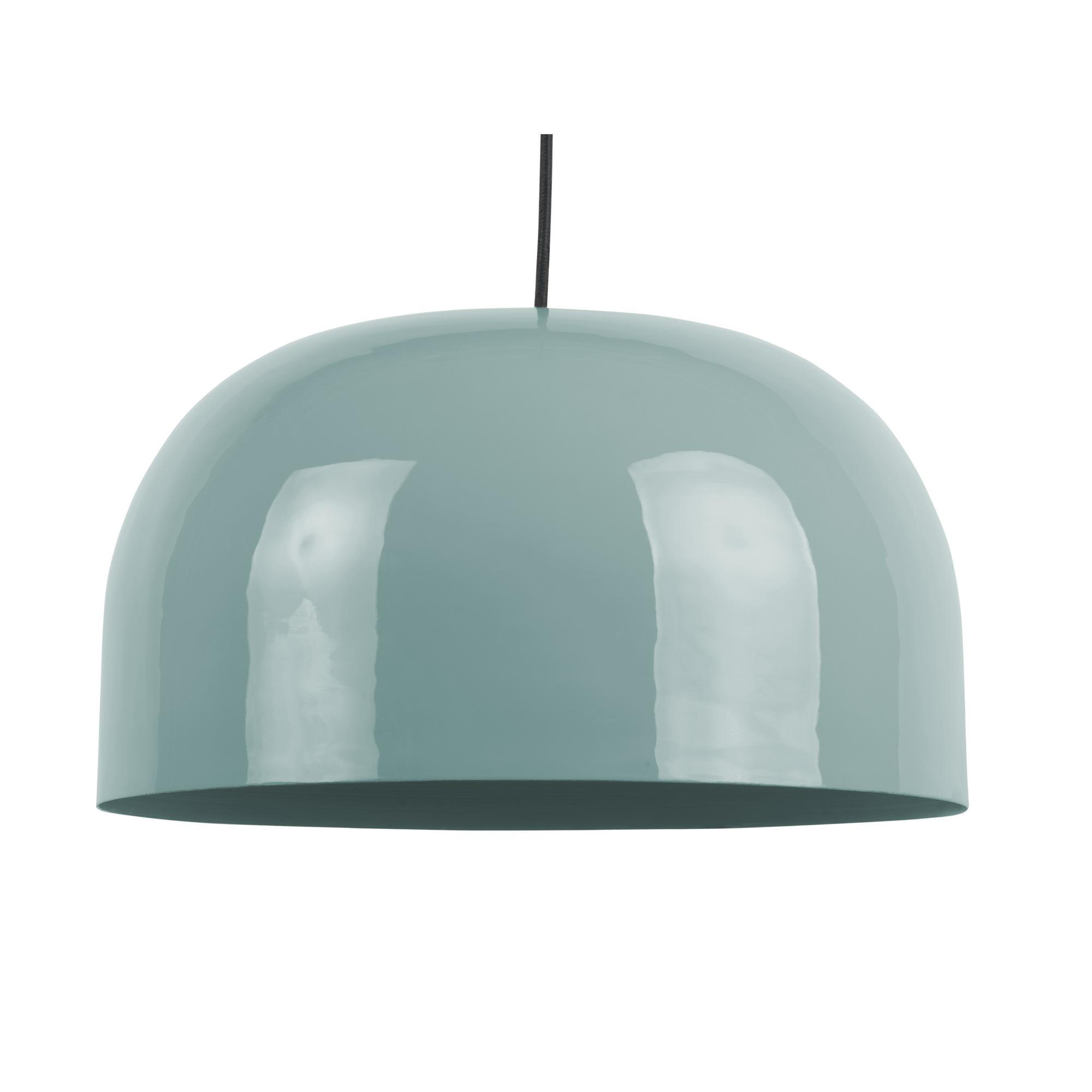 HÄNGELAMPE Dome Blau 40/40/23 cm - Blau, Metall (40/40/23cm) - Leitmotiv