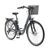 E-BIKE Cityrad Multitalent RC822 Für Damen u. Herren 374,4 Wh Frontmotor 7-Gang-Kettenschaltung 28 Zoll - Anthrazit, Metall (114.5cm) - Telefunken