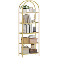 REGAL DE-15535 5-stufig, 60/30/175 cm, gewölbt Gold - Goldfarben, Metall (30/175/60cm) - ComfortXL