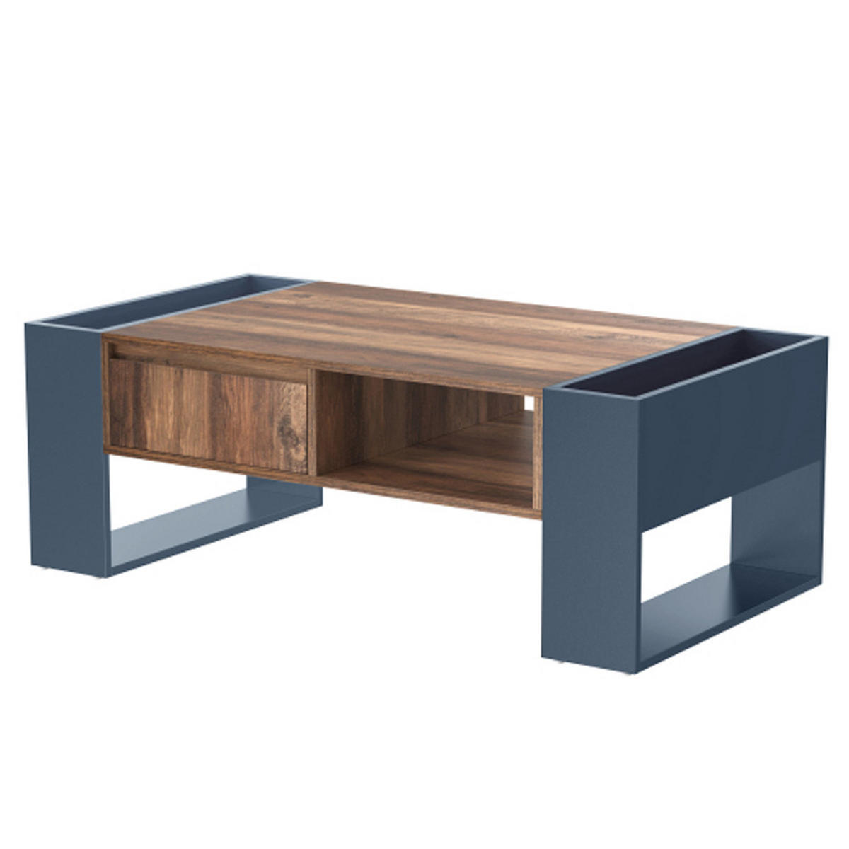 COUCHTISCH Anthrazit 160/60/40 cm - Grau, Holz (106/60/40cm) - Urban Meuble