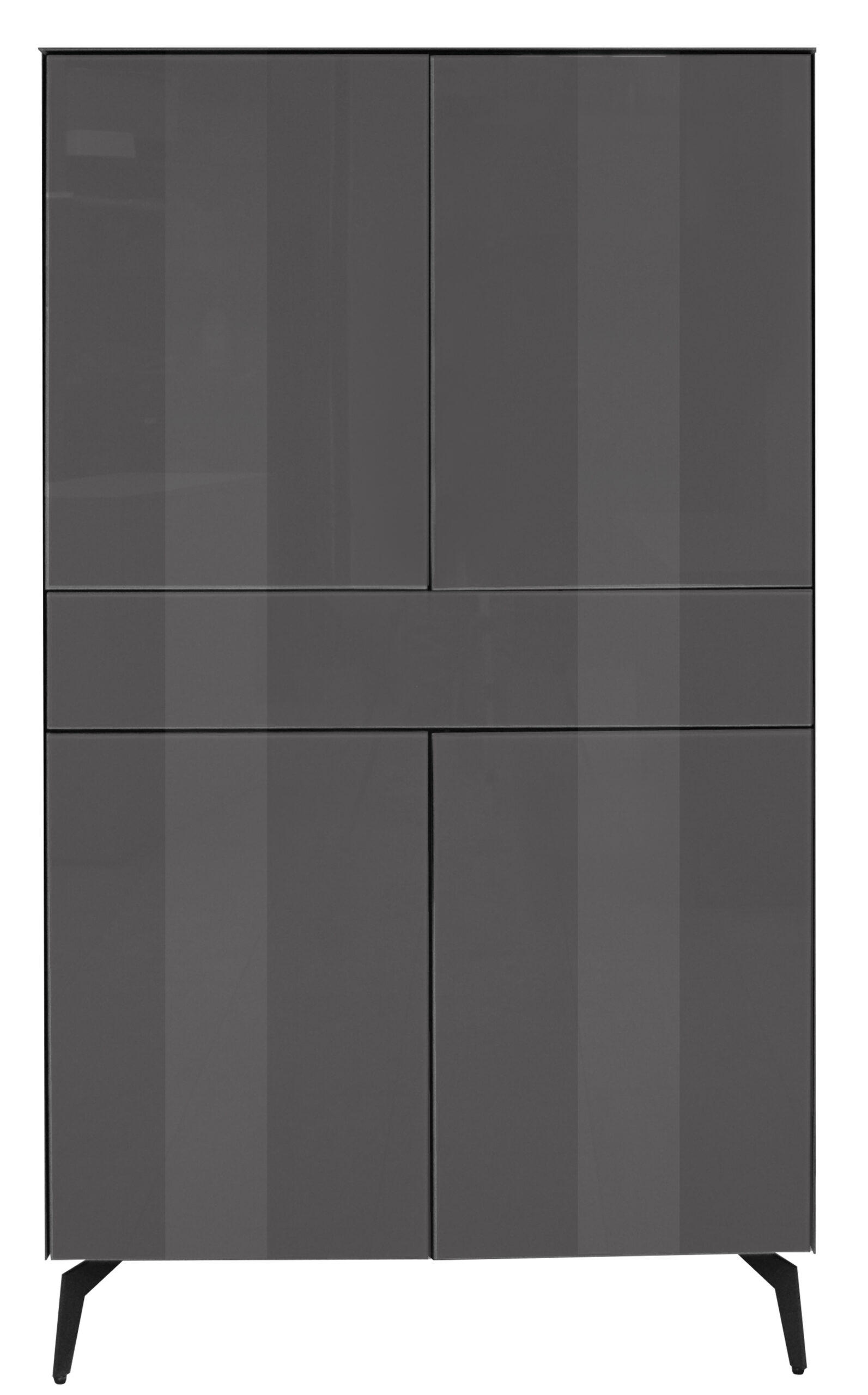XXXLutz Highboard Grau 91x140x42 cm