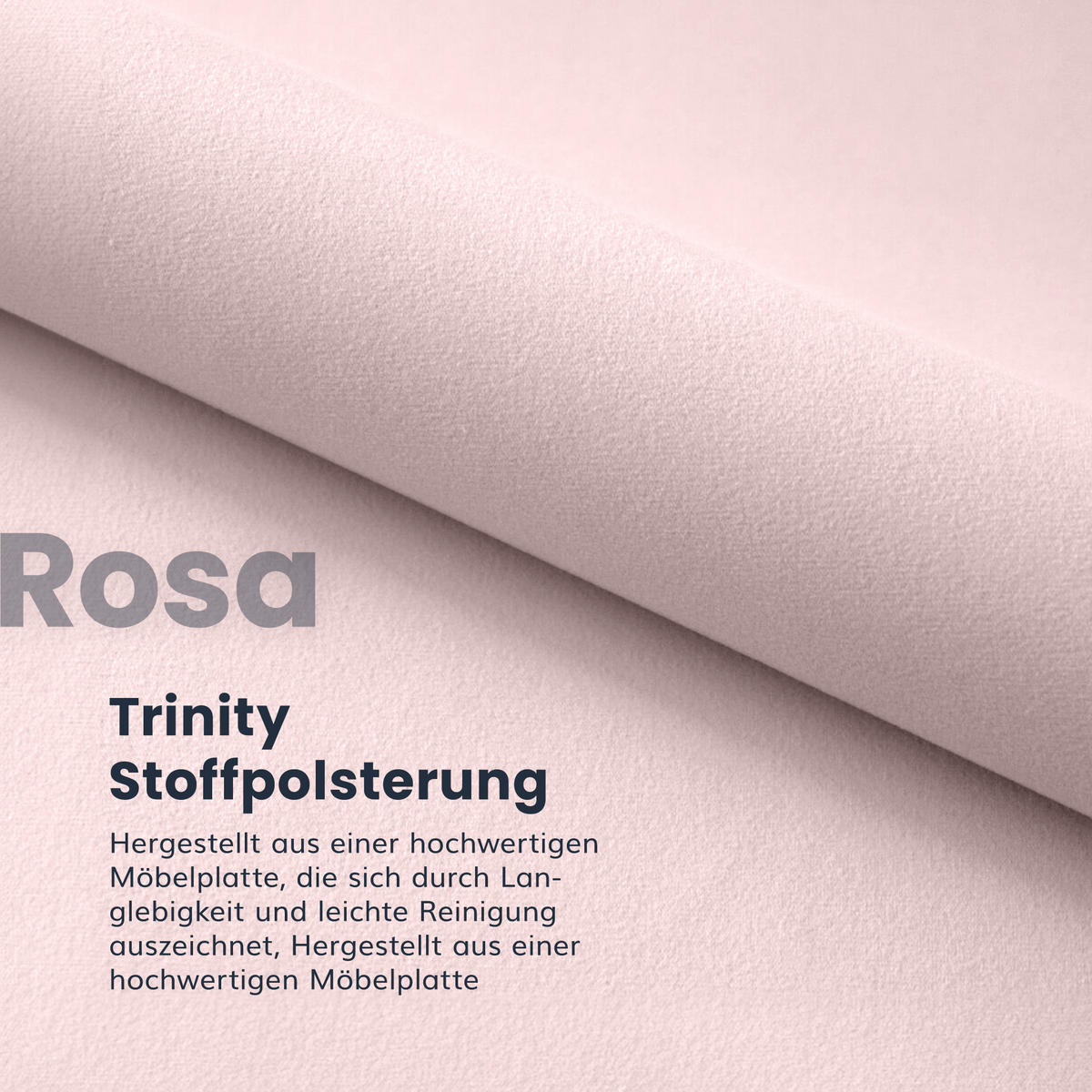 POLSTERBETT SUNSET - Altrosa, Holzwerkstoff (120/200cm) - FDM