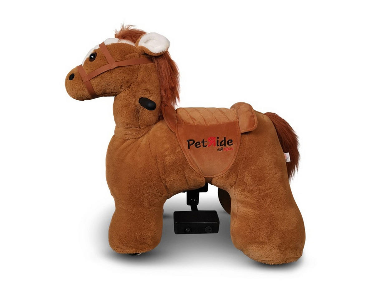 REITPFERD Jolly braun - Braun, Kunststoff (80/48/75cm) - TPFLiving