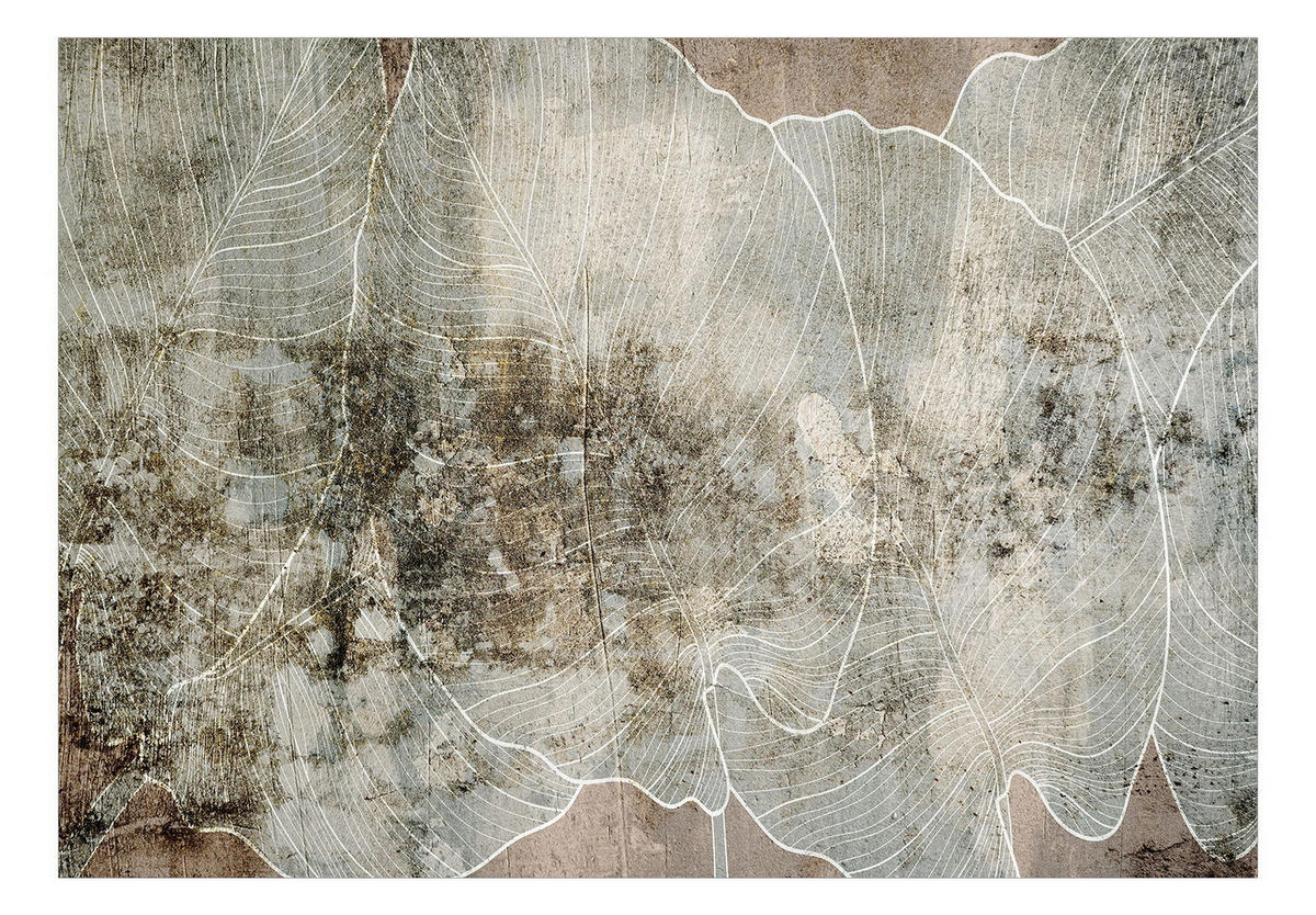 SELBSTKLEBENDE FOTOTAPETE 392/280 cm - Braun/Grau, Kunststoff/Textil (392/1cm) - KUNSTLOFT