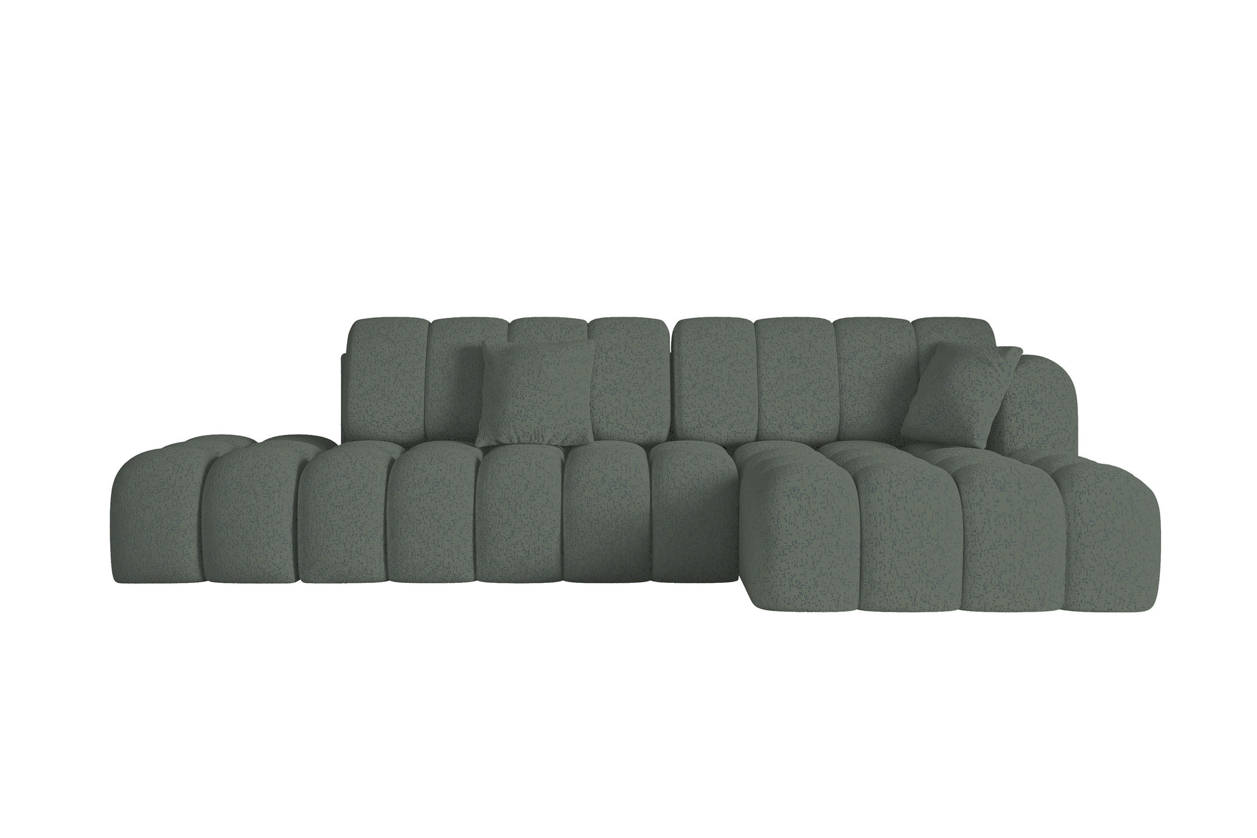 Altdecor Ecksofa Waldgrün 321x164 cm