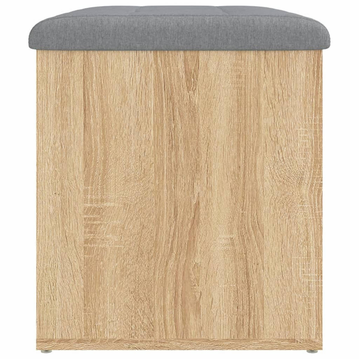 SITZBANK Jona mit Stauraum Sonoma-Eiche 62x42x45 cm - Sonoma Eiche, Holz (62/45/42cm) - DELUKE