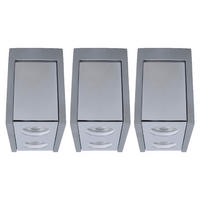 DECKENLEUCHTE Metall Beton Grau 2 Flammig 3er Set - Grau, Stein (18/10/14.7cm) - Globo Lighting