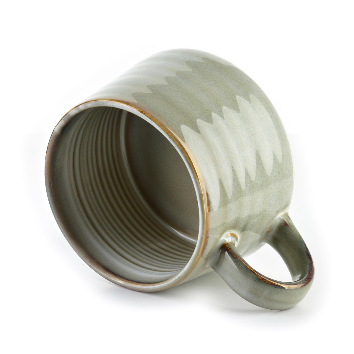 BECHER Basic Nature Beige 15/10/7.5 cm Keramik - Beige, Keramik (0.42L) - Mondex