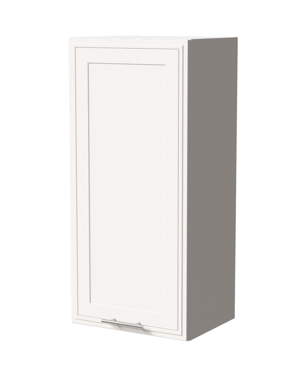 Feldmann-Wohnen Hängeschrank Weiß, Weiß 45x96x32.5 cm