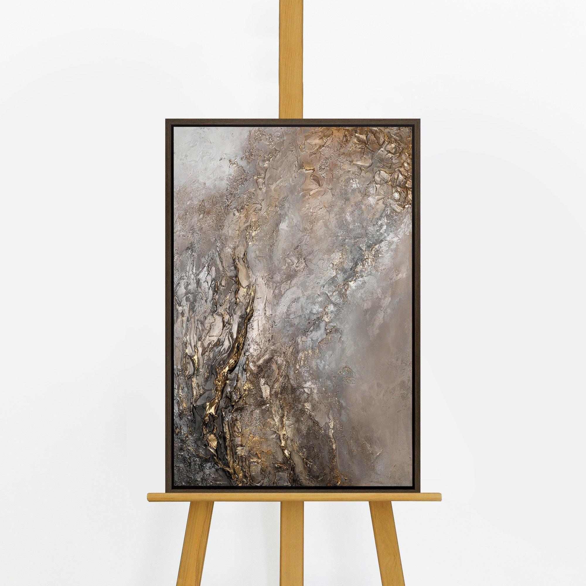 GEMÄLDE Universum Schattenfugenrahmen Grau 60x40 cm - Grau, Holz (60/40cm) - YS-art gallery