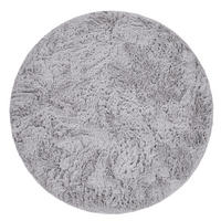 HOCHFLORTEPPICH 200/200 cm Silky 591 - Silberfarben, Textil (200/200cm) - Paco Home