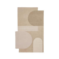 TEPPICH aus Wolle HALLEIN in Natur, geometrisch-abstrakt, 200 x 290 cm - Beige, Textil (200/290cm) - KADIMA DESIGN
