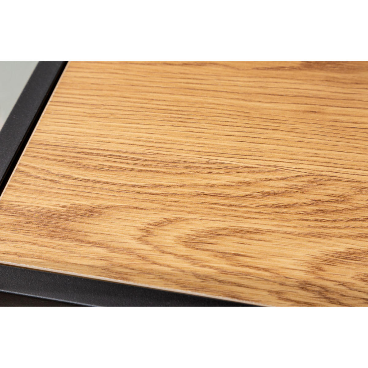 BÜCHERREGAL SLIM LINE Wildeiche 185cm - Schwarz/Braun, Holz/Metall (114/185/35cm) - riess-ambiente