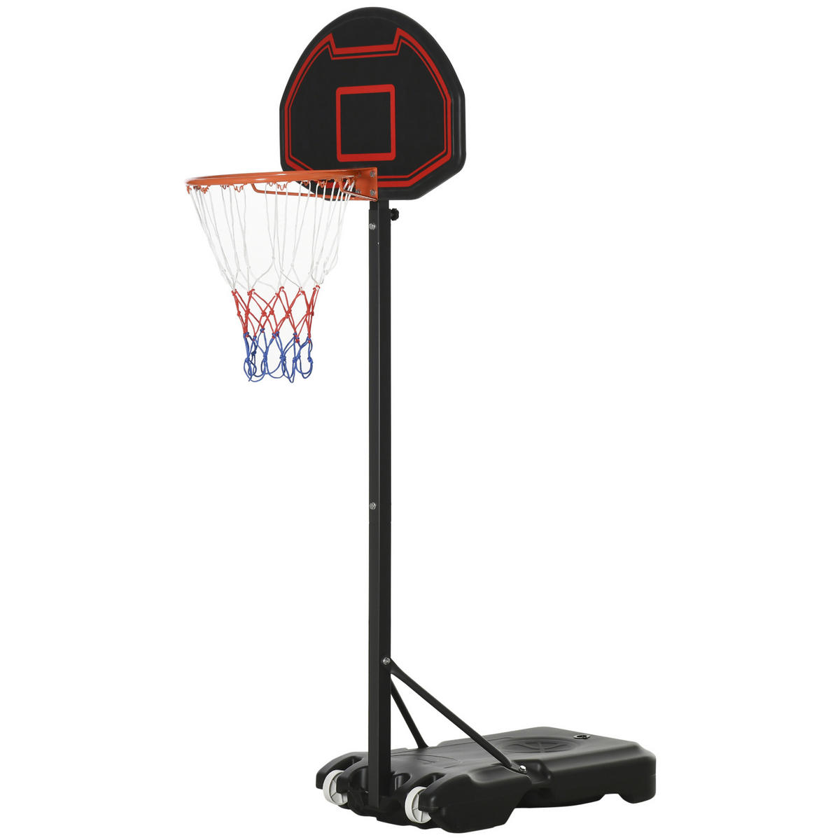 BASKETBALLKORB DE-10421 Schwarz - Schwarz, Metall (49/131cm) - ComfortXL