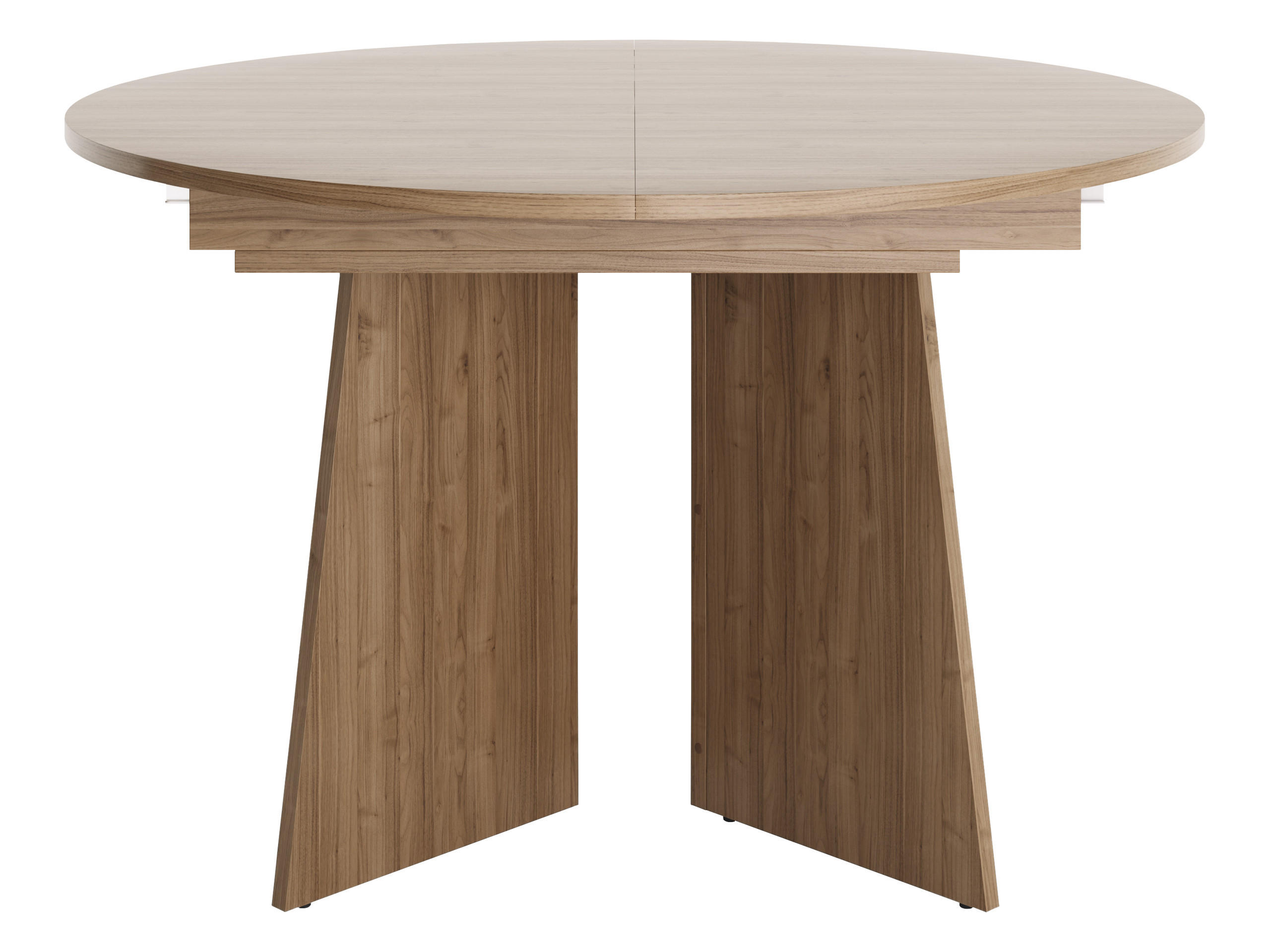 ESSTISCH Aurena AU09 - Nussbaumfarben, Holzwerkstoff (120/120/77cm) - MIRJAN24