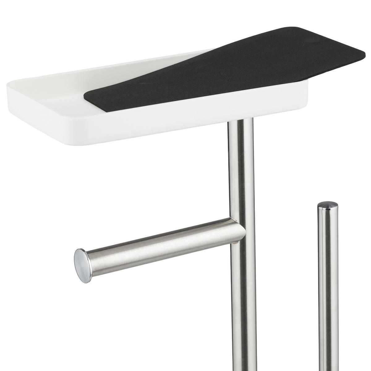 WC-GARNITUR - Multicolor, Kunststoff/Metall (29/65.5/11cm) - Relaxdays
