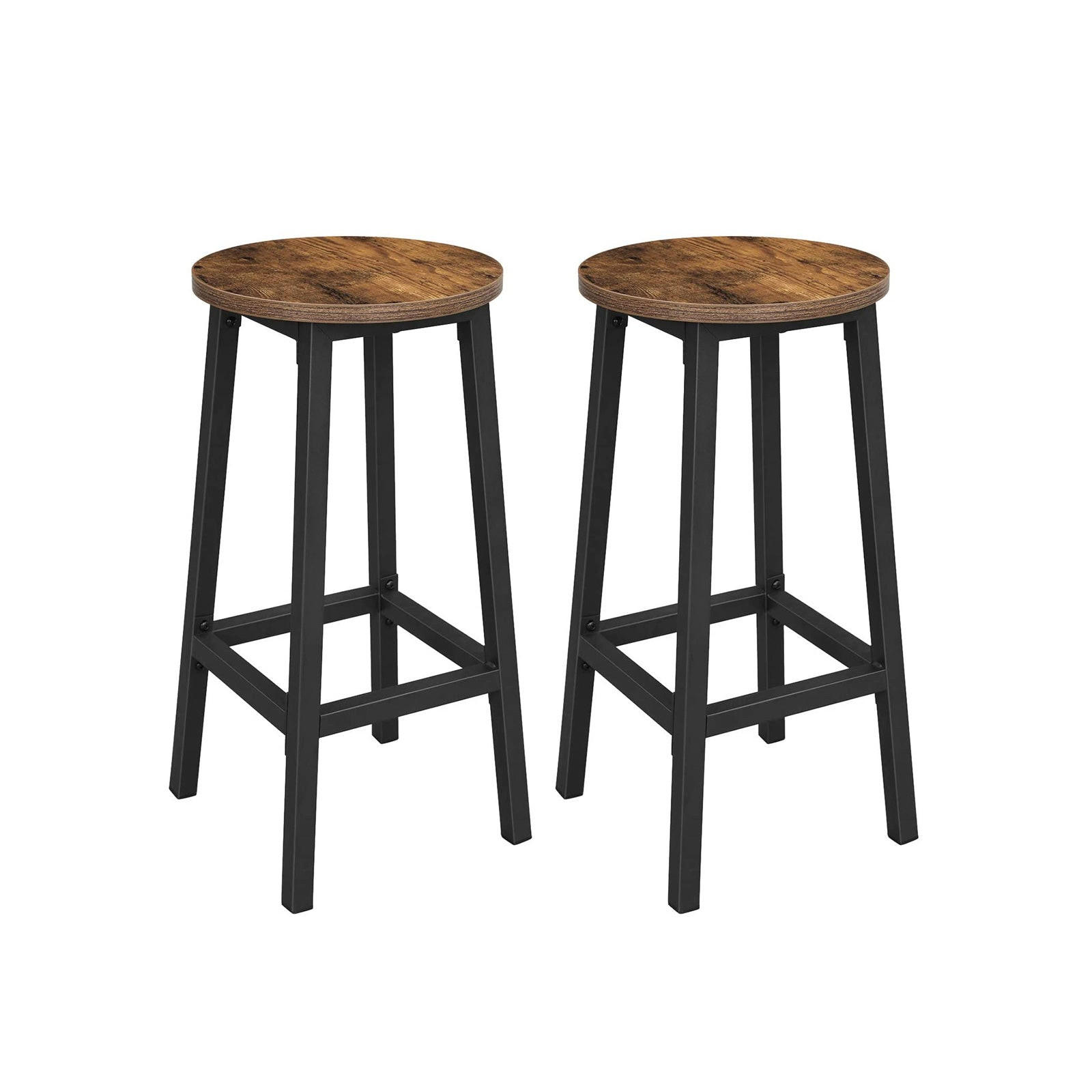 BARHOCKER 2ER-SET - Braun, Holzwerkstoff (32/65/32cm) - Hansiro