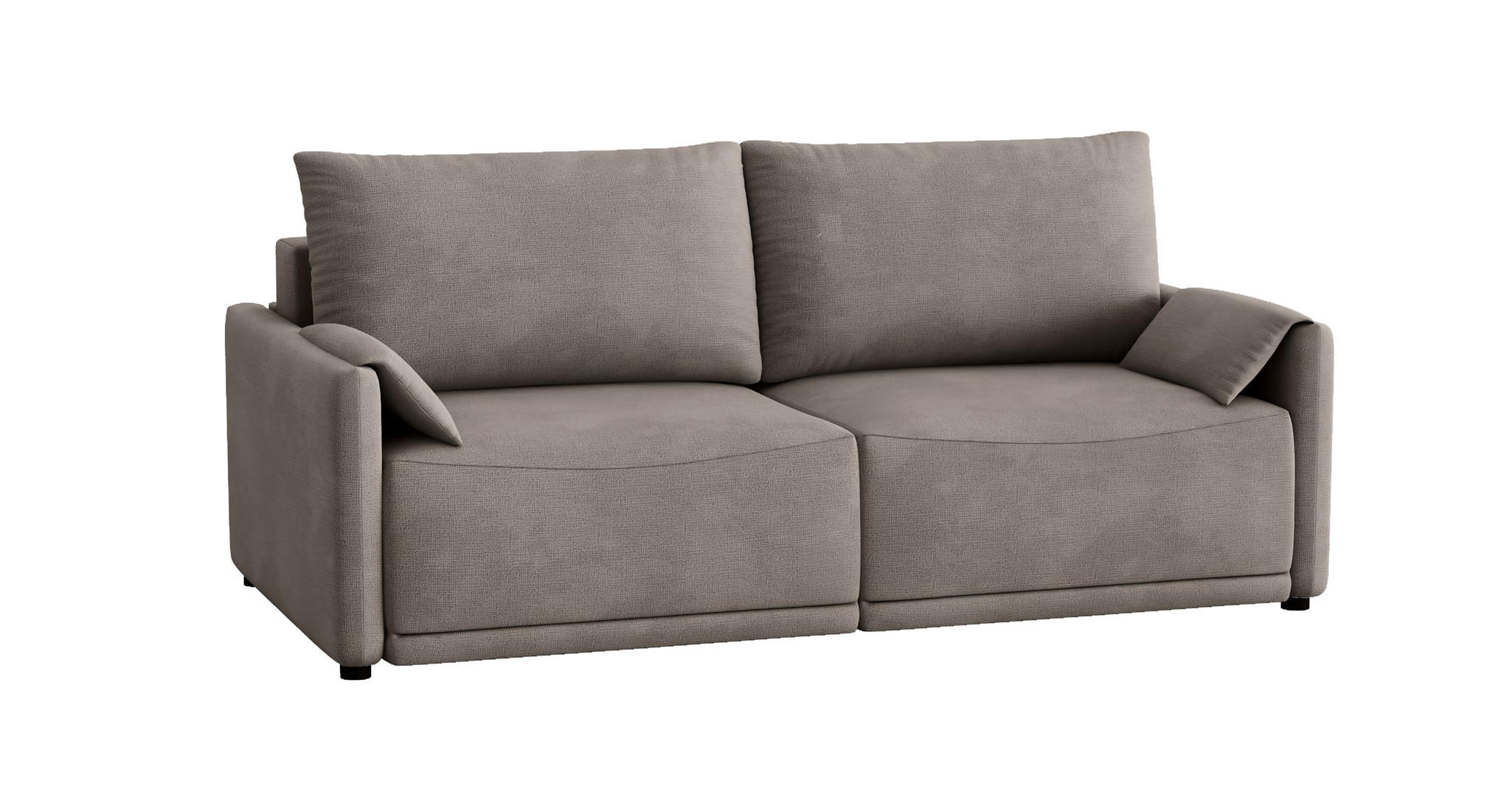 Fun Möbel Schlafsofa Braun 215x100x112 cm