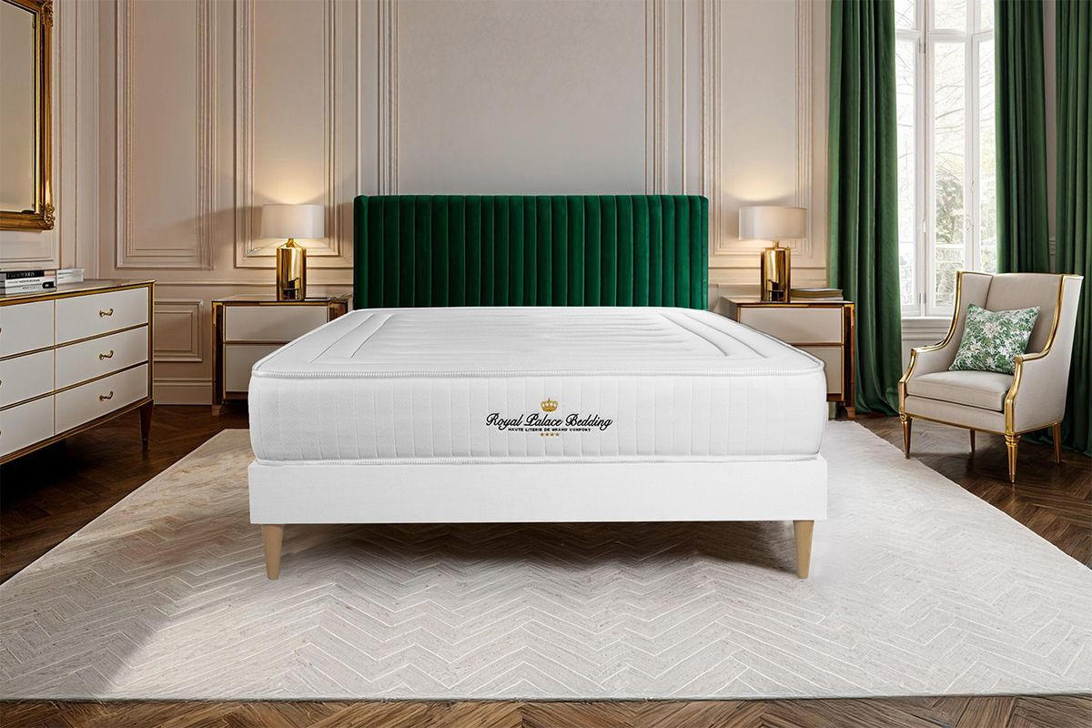 MATRATZE Lancaster Taschenfederkern und Memory-Schaum 120 x 200 cm h3 - Weiß, Textil (120/200cm) - ROYAL PALACE BEDDING