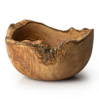 OBSTSCHALE Naturform, Olivenholz, Ø 25 cm - Braun, Holz (25/20/20cm) - Continenta