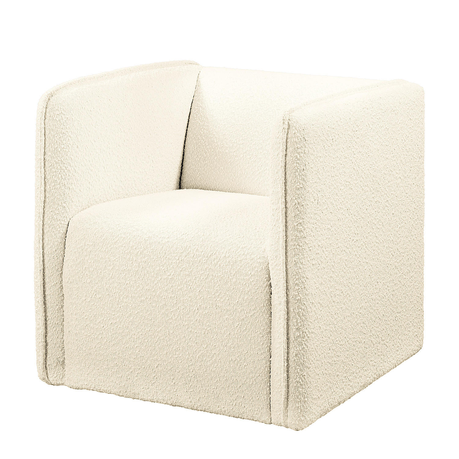 SESSEL - Creme, Kunststoff/Textil (72/82/77cm) - home24