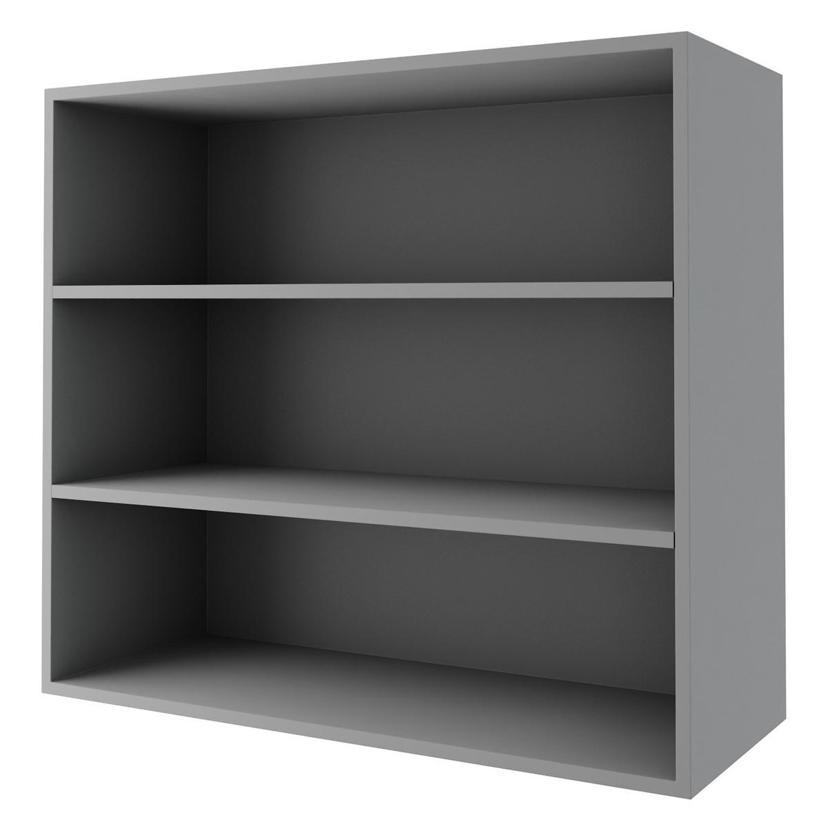 KÜCHENHÄNGESCHRANK Lamello W3/80 Schwarz Matt / Grau 80 / 32,5 / 72cm - Schwarz/Grau, Holz/Holzwerkstoff (60/72/32.5cm) - Feldmann-Wohnen