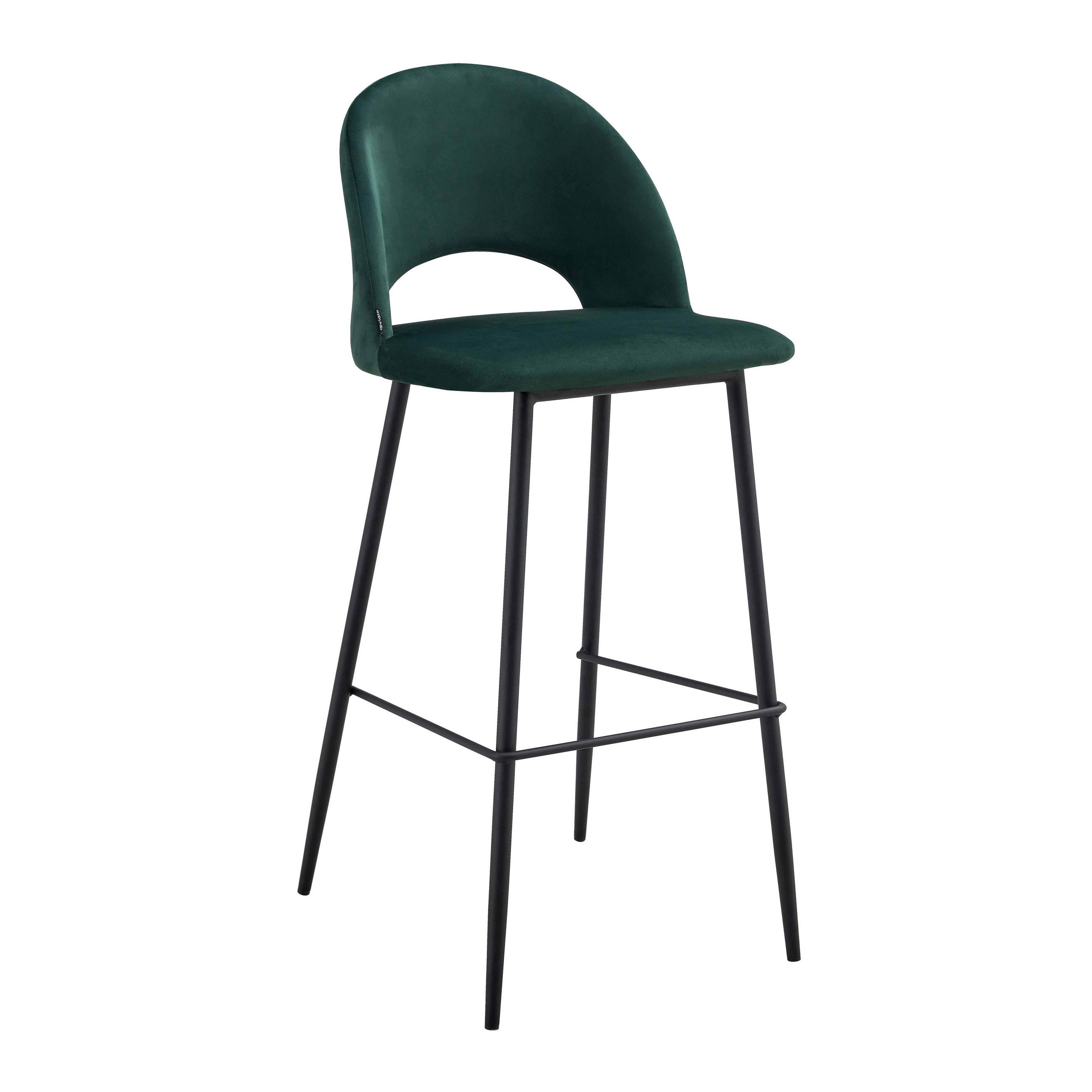 BARHOCKER 2-tlg., Grün - Grün, Metall (44/103/51cm) - Oviala