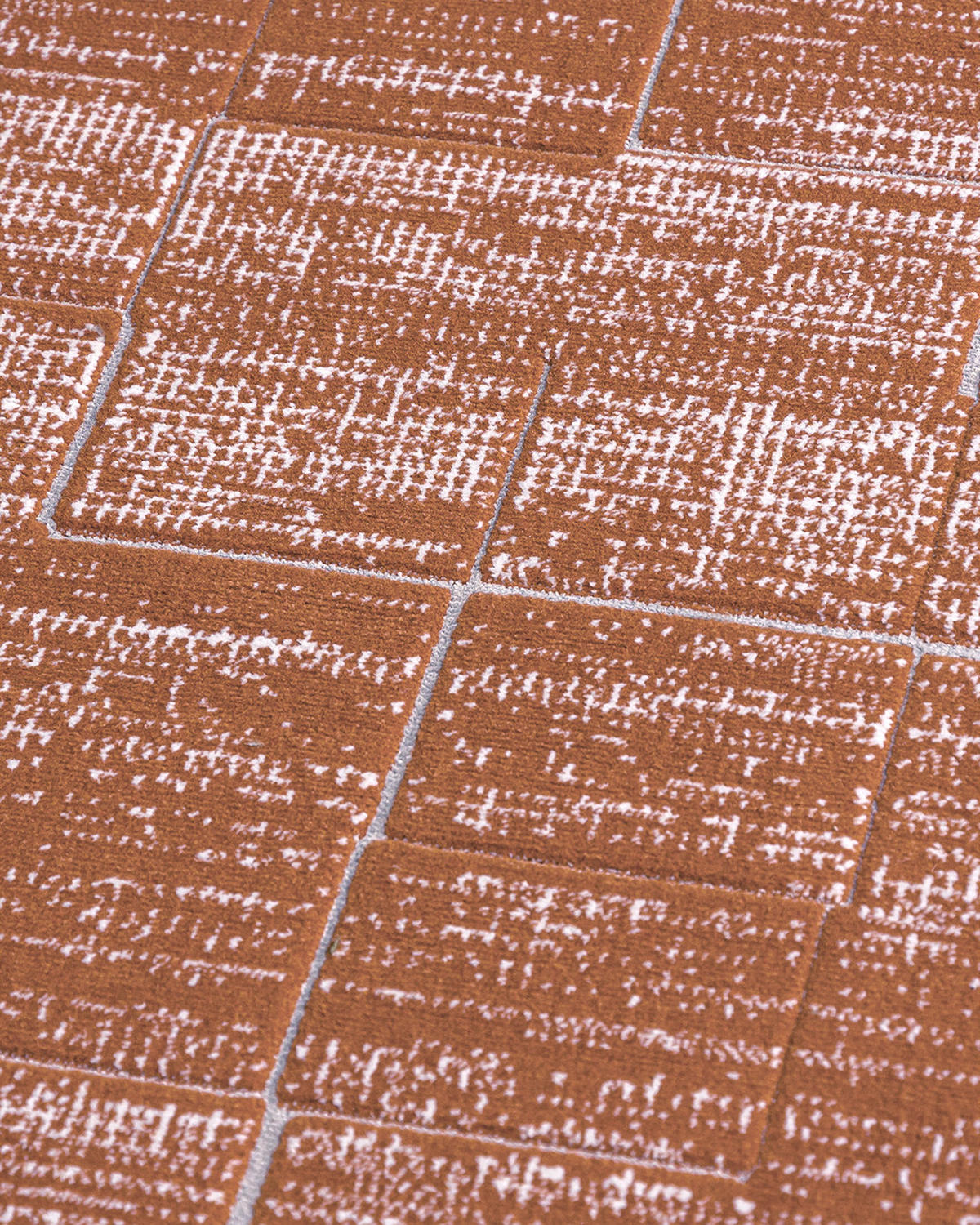 TEPPICH Alin Terracota Mazovia 120x170cm Rot Abstrakt Kurzflor - Rot, Textil (120/170cm) - Mazovia
