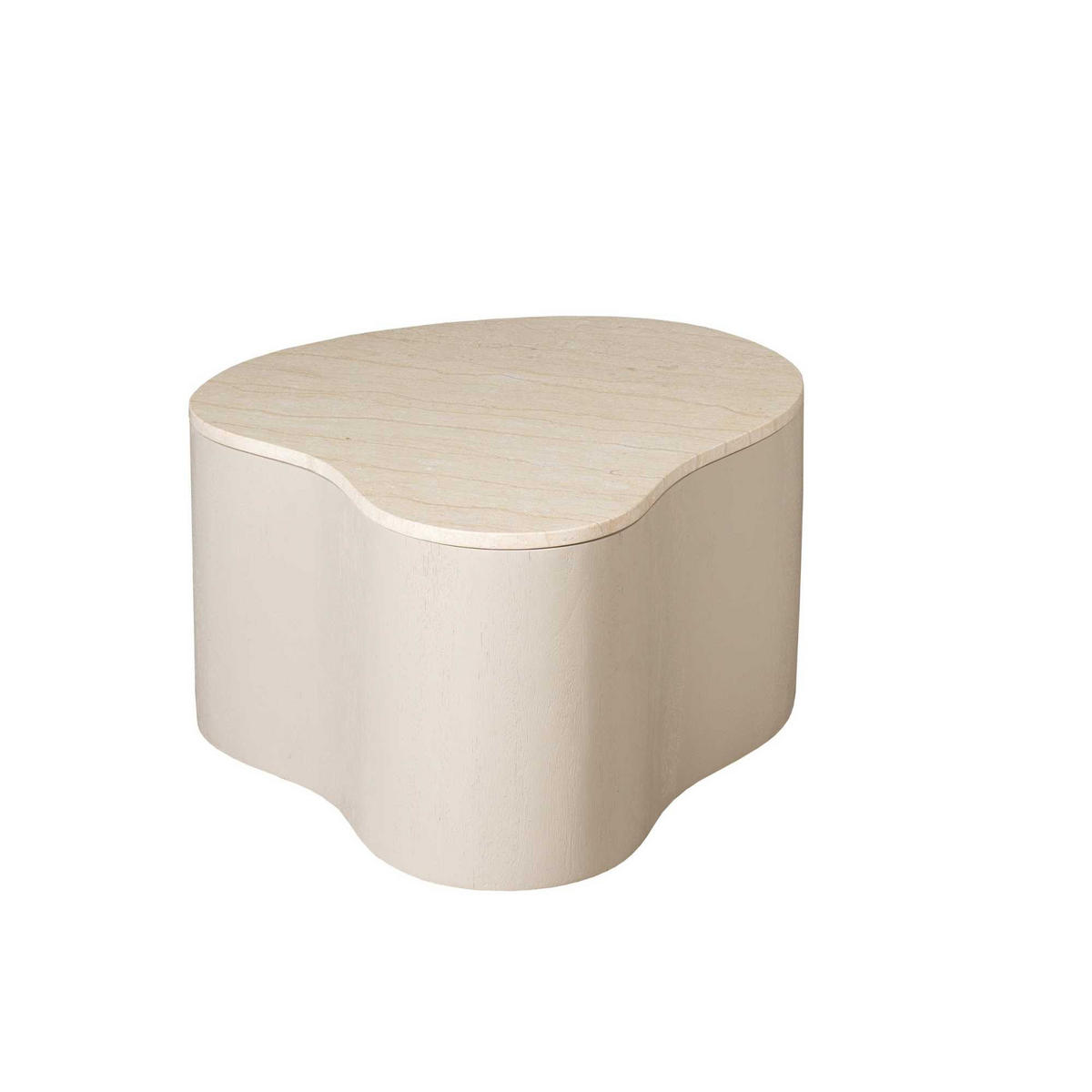 COUCHTISCH Lovi Beige 59/77/35 cm - Beige, Holz (59/77/35cm) - Starfurn
