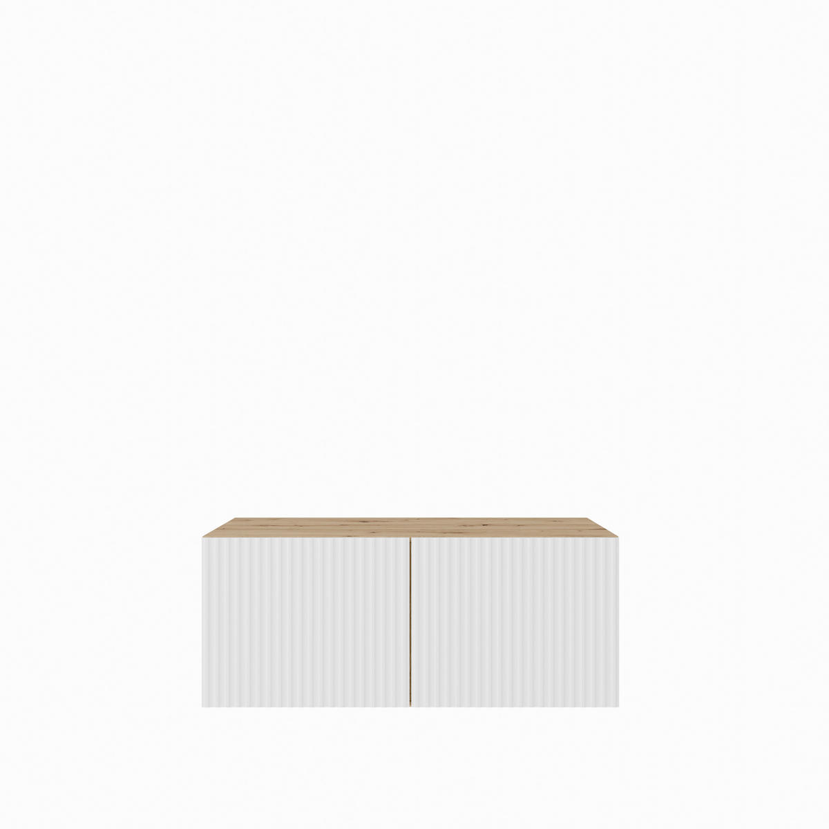 TV-SCHRANK NOE - Eiche Artisan/Weiß, Holzwerkstoff (100/41/40cm) - Meblini