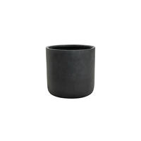 PFLANZTOPF Miro schwarz | 32x31 - Schwarz, Kunststoff (31cm) - aplanta