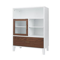 KOMMODE Weiß - Weiß, Holzwerkstoff (33/87/87cm) - Teamson Home
