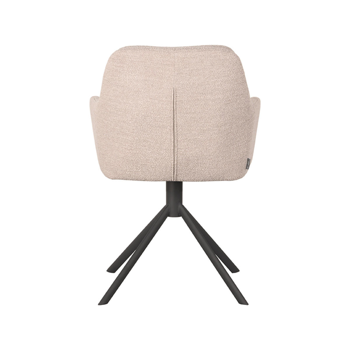 ESSZIMMERSTUHL Joy Beige 63/58/83 cm 2er-Set - Beige, Textil (58/83/63cm) - LABEL51