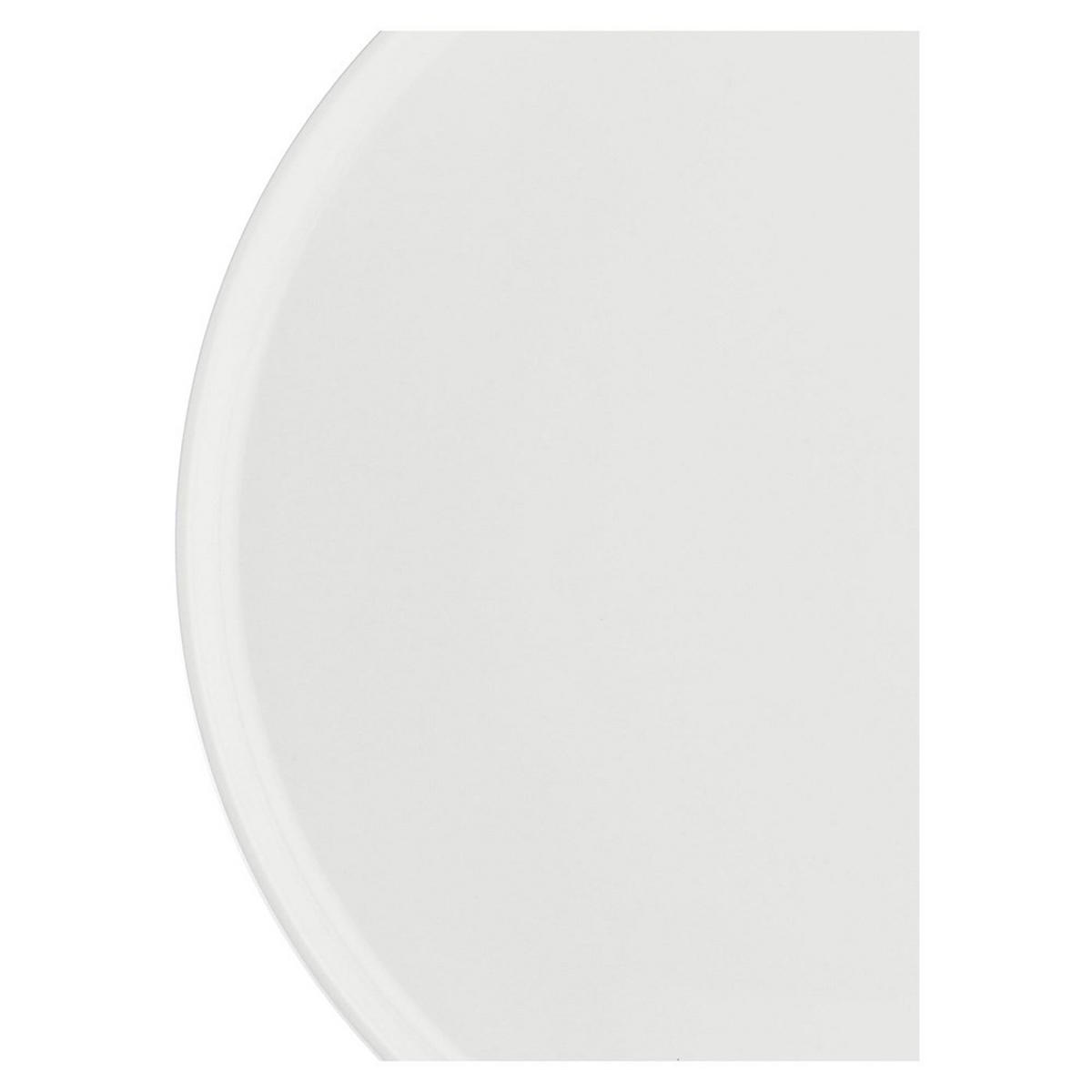 TELLER Weiß 21/21/2 cm P004400T21Z - Weiß, Keramik (21cm) - La Porcellana Bianca 