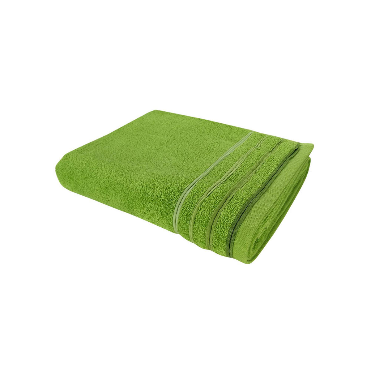 DUSCHTUCH JASMINA WEICH - Grün, Textil (70/140cm) - WohnDirect
