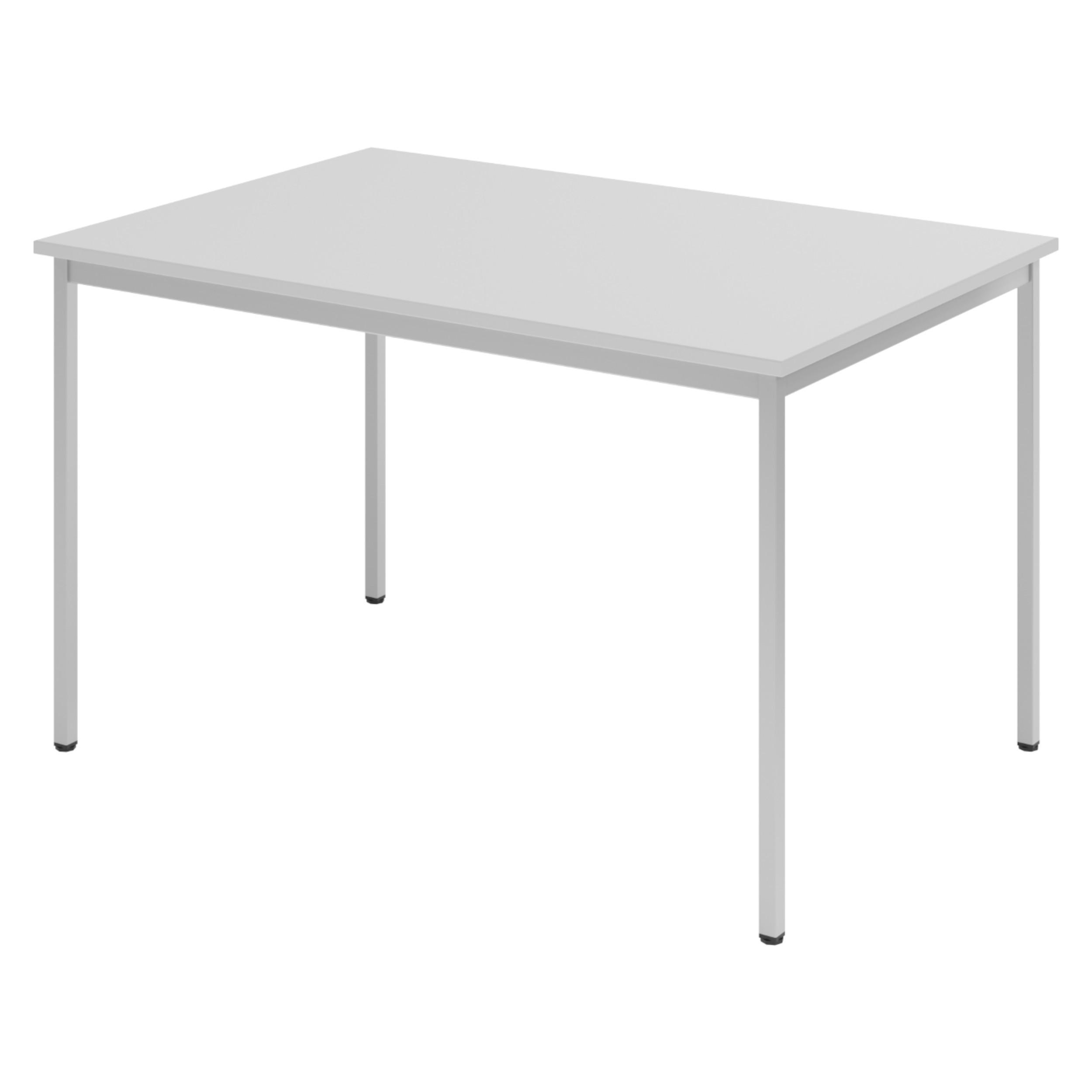 KANTINENTISCH Serie-V 80/120/72 cm in Grau/Grau - Grau, Holzwerkstoff (80/120/72cm) - bümö