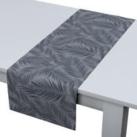 TISCHLÄUFER Venice, schwarz, 40x130 cm - Grau, Textil (40/130cm) - Dekoria