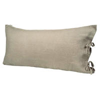 KISSENBEZUG reines Leinen leinen-taupe 40/80 cm - Taupe, Naturmaterialien (40/80cm) - beties Heimtextil