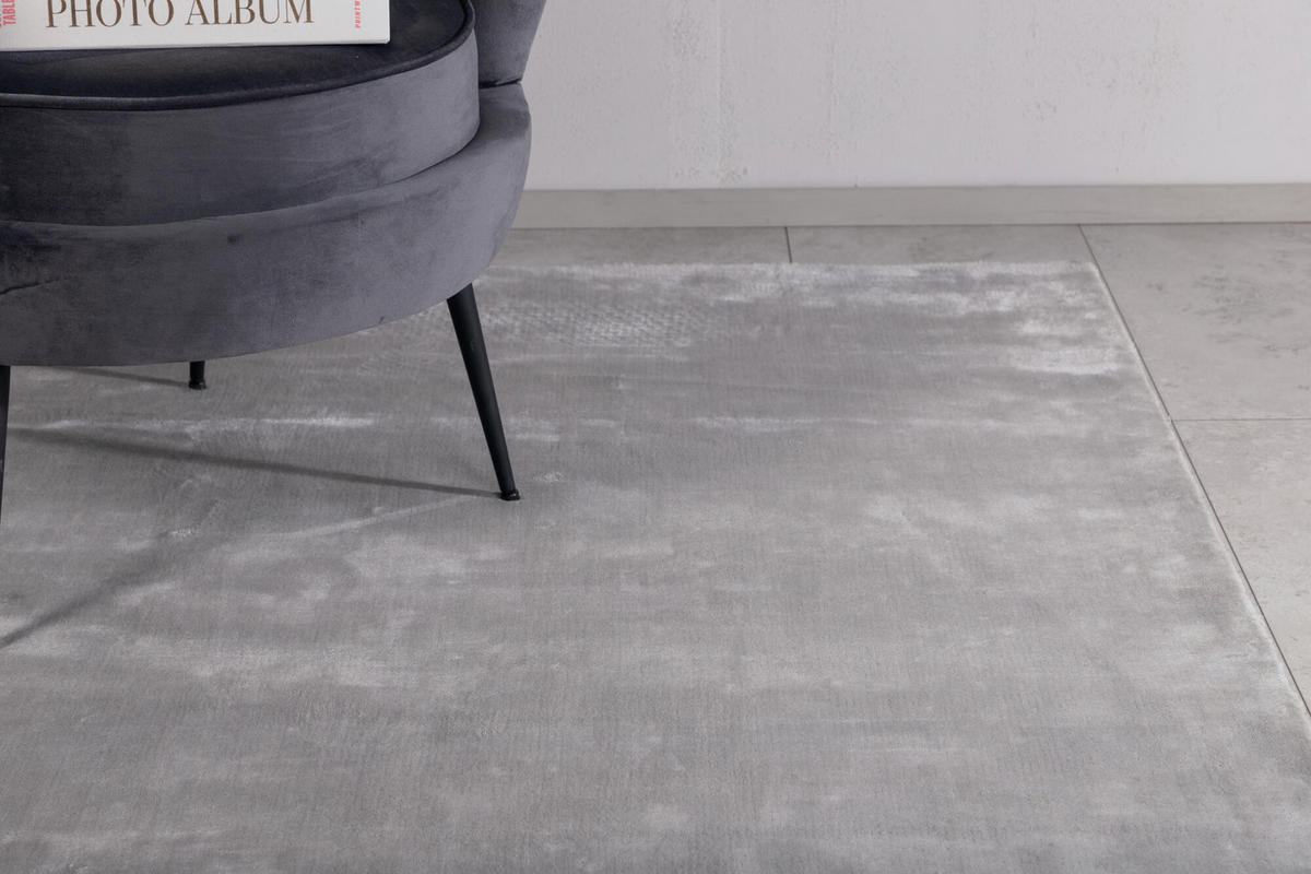 WOHNZIMMERTEPPICH INDRA Grau 170x240x1 cm - Grau, Textil (170/240cm) - FURNLUX