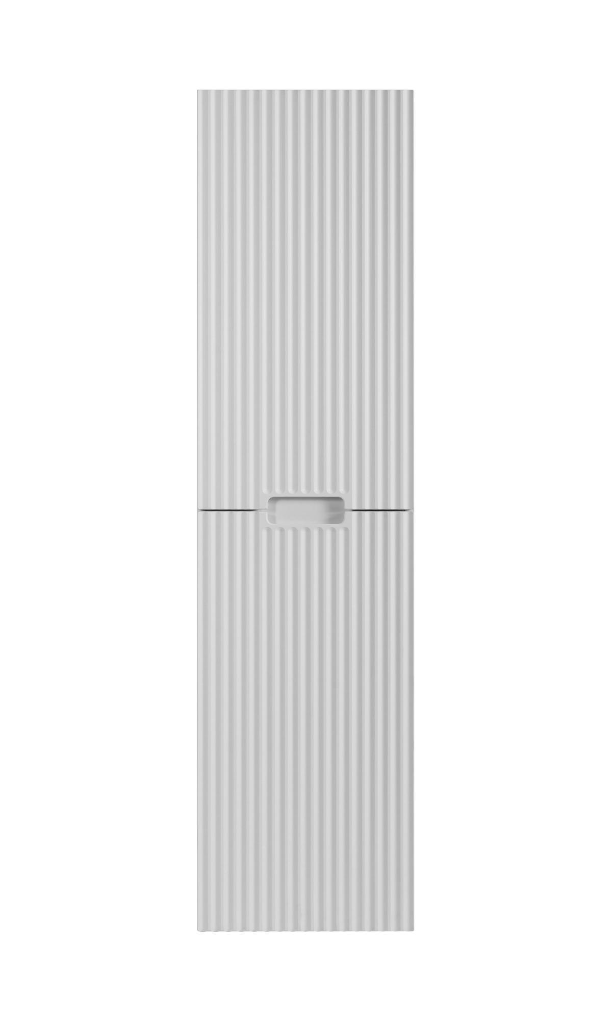 BADEZIMMERSCHRANK : weiß, 35 x 136 x 27 cm - Weiß, Holzwerkstoff (35/136/27cm) - 3XE LIVING