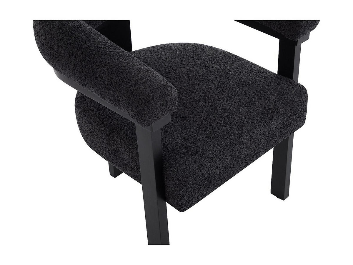 STUHL - 64 cmcm x 60 cmcm - Stoff - Anthrazitgrau - LIVELIA - Anthrazit, Textil (64/78/60cm) - Vente-Unique